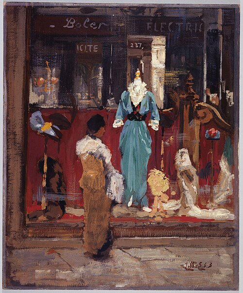 Devanture d'une boutique de mode, 1910, Eugène Louis Gillot