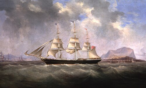 The Ship John Duthie, 1882, Arthur Smith