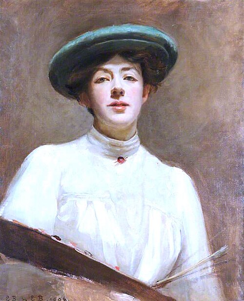 Self-portrait, 1906, Evelyn Blacklock