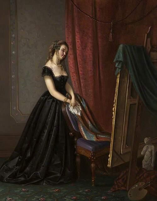 Portrait of a Lady, 1868, Auguste Coomans