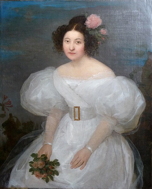 Portrait d'Élisa Riverin, 1832, Augustine Cochet de Saint-Omer