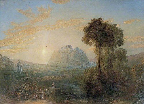 A Dream of Ancient Athens, 1881, Sydney Herbert
