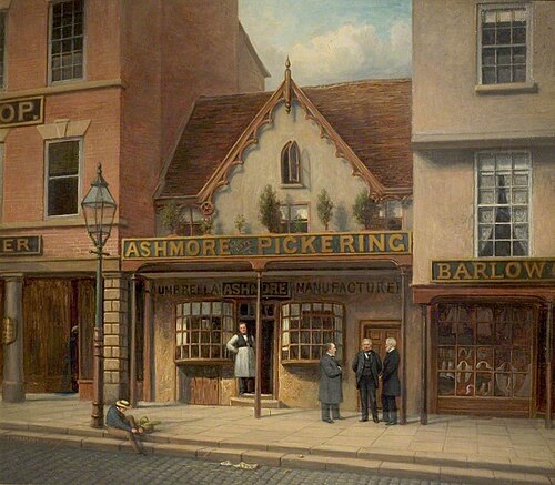 39, Long Row, the Market Place, Nottingham, 1879, Sylvanus Redgate