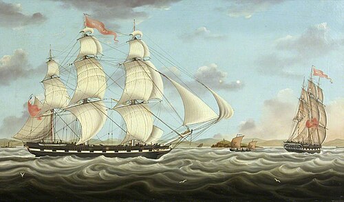 Ship 'William Miles' of Bristol, 1827, Miles Walters
