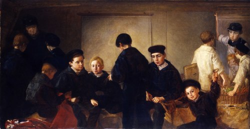 Escape as a bird out of the snare of the fowler, 1870, Barnett Samuel Marks