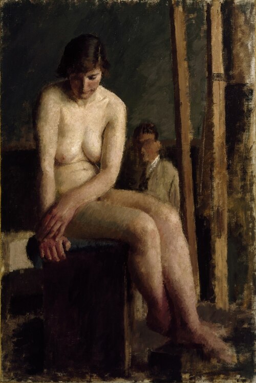 Female Figure Seated, 1924, Frank Barrington Craig