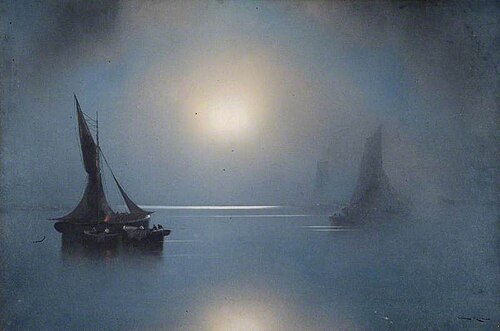 Moonlight, 1880, Joachim Hierschl-Minerbi