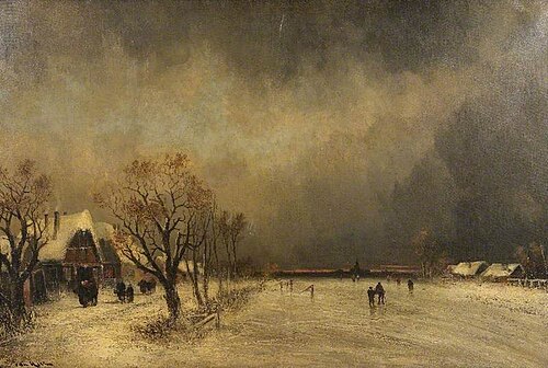 In the Grip of Winter, 1900, Joachim Hierschl-Minerbi