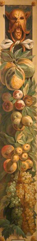 Fruits and Flowers (copy of a painted border in the Palazzo Ducale, Mantua), , Moritz Meurer