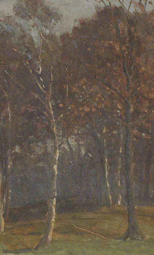 Trees* (verso), , Beatrice Willink