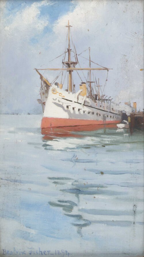 An Indian troopship, 1894, Beatrix Fisher