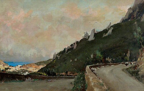 On the Road to Capri, , Francis E. Chardon