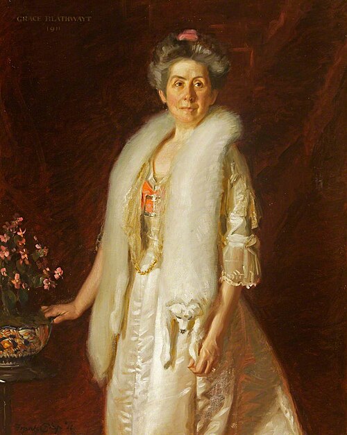 Laura Grace Chadwick, Mrs George William Wynter Blathwayt (1860-1951), 1911, Francis Edward Crisp