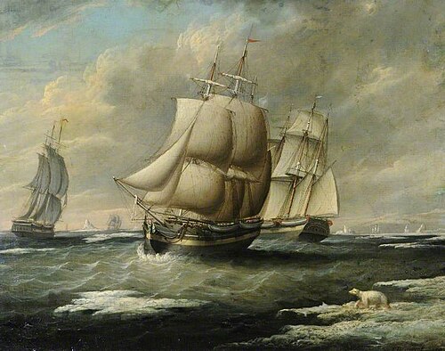 Liverpool Whaler, 1834, Francis Hustwick