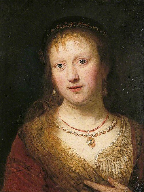 Saskia (after Rembrandt van Rijn), , Johann Andreas Joseph Francke