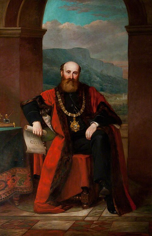 Sir James Horner Haslett, Mayor of Belfast (1887 & 1888), , Thomas Alfred Jones