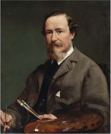 Portrait of B. Colles Watkins (1833-1891), Landscape Painter, 1892, Thomas Alfred Jones