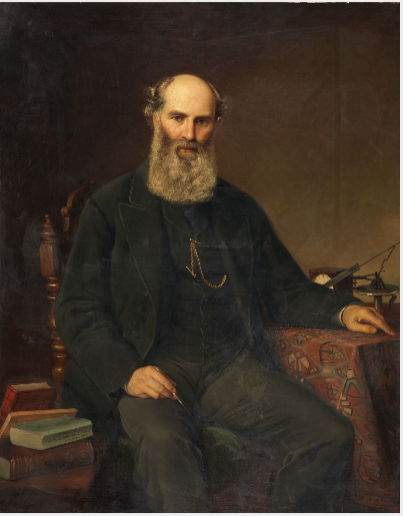 Portrait of Dr Stoney, F.R.S. (1826-1911), 1883, Thomas Alfred Jones
