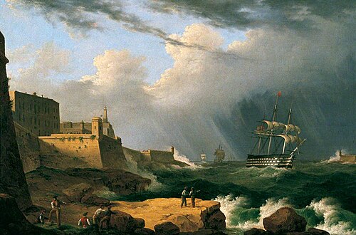 Senglea Point, Malta, 1828, Giovanni Schranz
