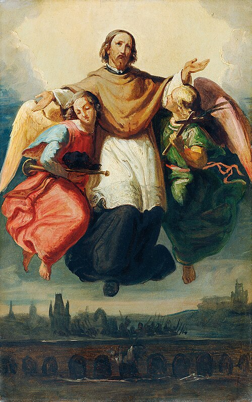 Glorie des heiligen Johannes von Nepomuk, 1855, Johann Till