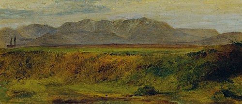 Landschaft mit Rax-Massiv, 1865, Johann Till