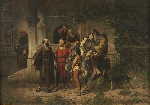 Heimkehrende Kreuzfahrer, 1864, Johann Till