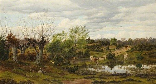 Road to Copped Hall, 1875, Francis Michael Trappes