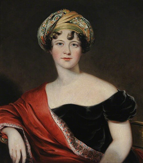 Lady Harriet Cavendish, Countess Granville (1785-1862), 1809, Thomas Barber