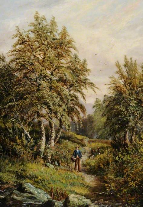 Wooded Scene with Figures, , Benjamin Hold