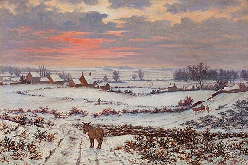 Snow Piece, Bulwell Forest, Nottinghamshire, , Thomas Barrett