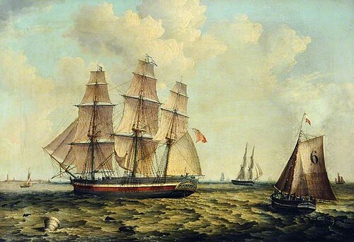 The 'Halcyon', 1832, Thomas Binks