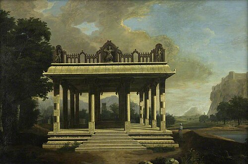 A 'Choultry', or Travellers' Rest House, in South India, 1771, Francis Swain Ward