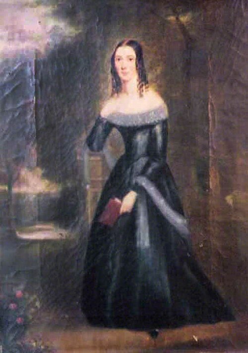 Portrait of an Unknown Female, 1843, B. Hubbard