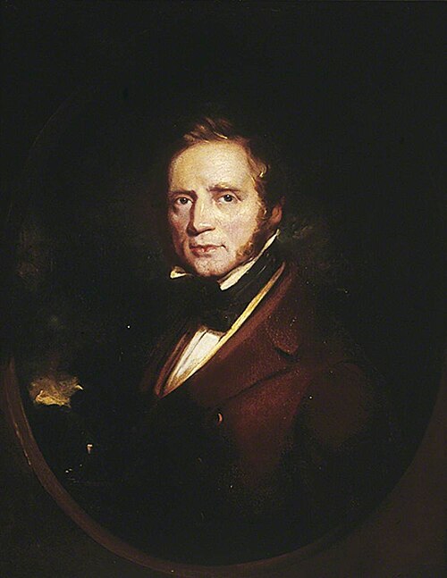 Self Portrait, 1835, Thomas Burras