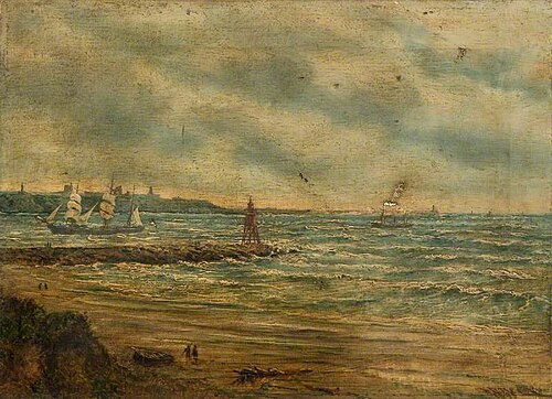 Coast Scene*, 1895, Bernard Benedict Hemy