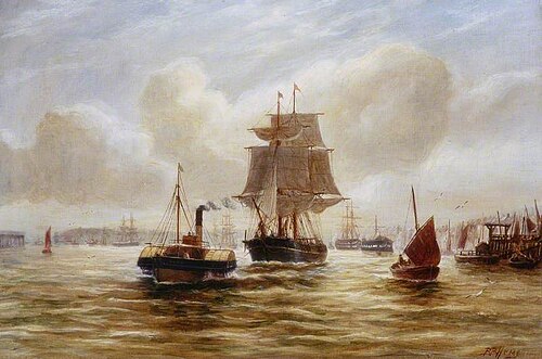 Seascape, 1895, Bernard Benedict Hemy