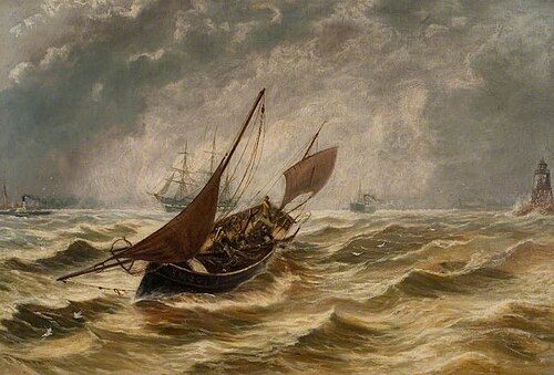Seascape, , Bernard Benedict Hemy