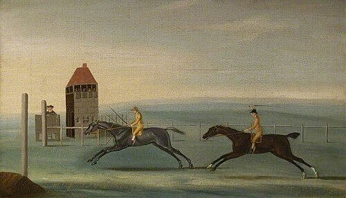 Lord Orford's 'Queen Mab' and Lord Northumberland's 'Fox', 1753, Thomas Butler