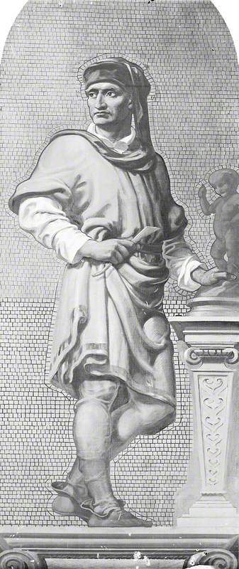 Luca della Robbia (1400–1481) (design for a mosaic in the Victoria and Albert Museum) (detail), , Francis Wollaston Moody