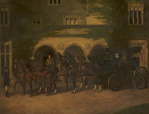 Coach and Four Horses, , John Alfred Wheeler