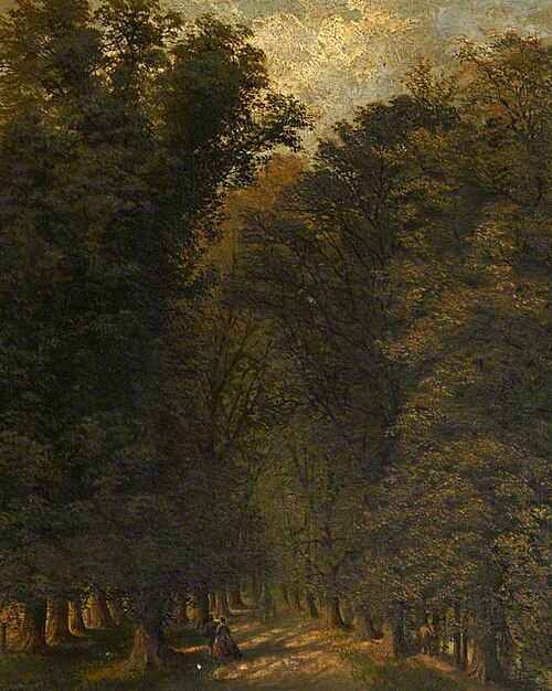 Bishop's Walk, 1871, John Anderson