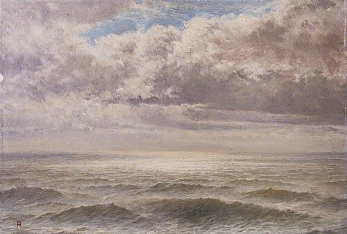 A Silver Sea, South Devon, 1883, John Anderson
