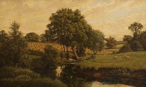 Finham Brook, near Coventry, 1888, John Anderson