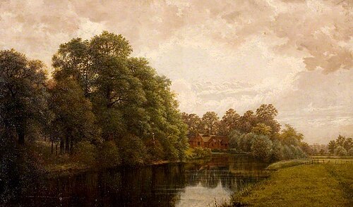 A Peaceful Warwickshire Scene, 1883, John Anderson