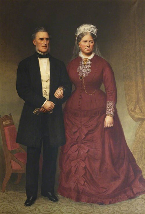 Mr and Mrs Blyth Martin, 1880, John Anderson Stewart