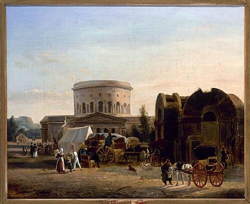 La barrière de la Villette ou barrière Saint-Martin, 1820, Bernard-Édouard Swebach