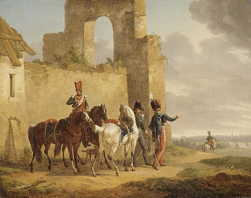 Military Scene, 1821, Bernard-Édouard Swebach