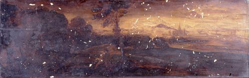Samson and the Lion, 1892, Thomas Francis Hodgkins