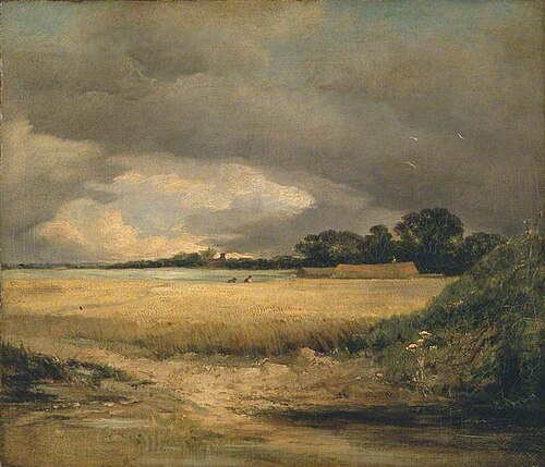 Landscape with Cornfield, 1853, Thomas Francis Wainewright