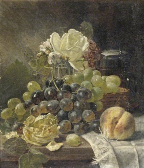 Still Life with a Rose, , John Augustus Thelwall